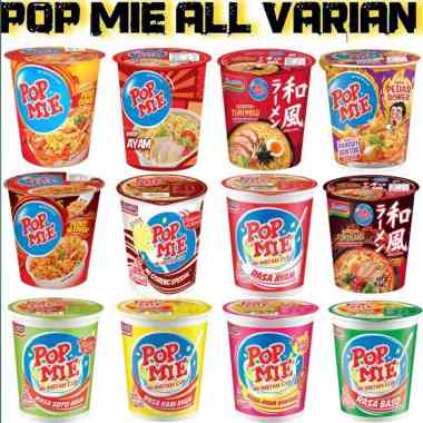 Pop Mie All Varian Pedes Dower Pangsit