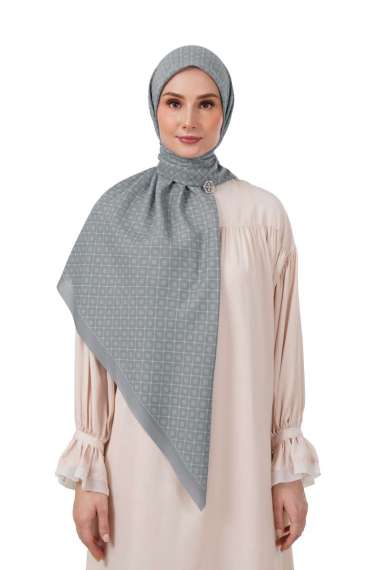 Nada Puspita - Monogrid Scarf Large Gray