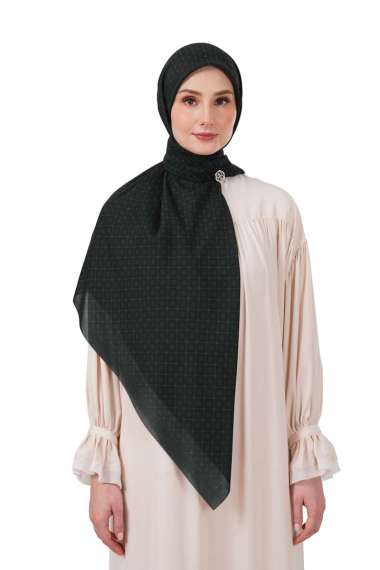 Nada Puspita - Monogrid Scarf Large Black