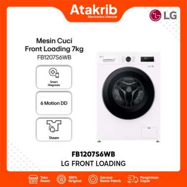 LG FRONT LOADING FB1207S6WB Inverter Direct Drive 7 Kg