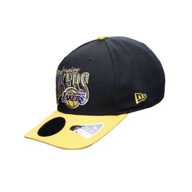 New Era Men Basketball Cap 9Fifty Of Pcv Nba Infilled Los Angeles Lakers Topi Pria [14700461] S/M Bl