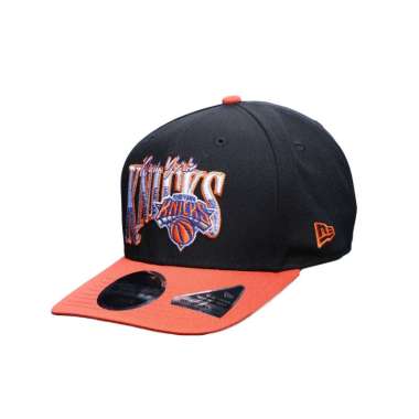 New Era Men Basketball Cap 9Fifty Of Pcv Nba Infilled Neykni Topi Pria [14700459] M/L Black