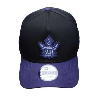 New Era Men Sportswear Cap 9Forty AF Toronto Maple Leafs Topi Pria [14700339] OSFM Black