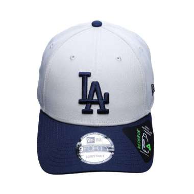 New Era Men Sportswear Cap 9Forty Curved Snapback Los Angeles Dodgers Topi Pria [60651544] OSFM Ston