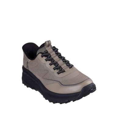Skechers Men Hiking Shoes Switch Back Sepatu Outdoor Pria [SKE237685TPB] 45 Taupe