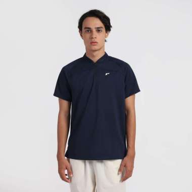 Erspo 2025 Polo Shirt Zipper V-Neck Navy L