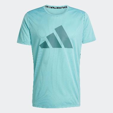 adidas Men Running T-Shirts Run It Tee Baju Lari Pria [JM5754] A/S Mint Ton