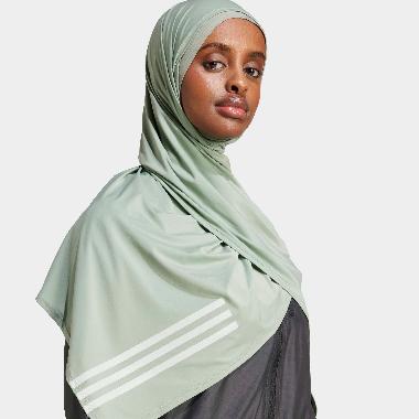adidas Women Running Other Apparel Otr E 3S Hijab Lari Wanita [JD2273] - Silver Green