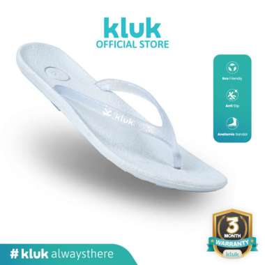 KLUK Sandal Jepit Wanita - Luna Uno Jelly Blue - Anatomic Premium Sandal 41 Blue