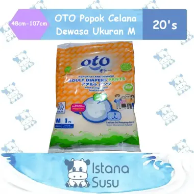Promo Harga OTO Adult Diapers Pants M20 20 pcs - Blibli