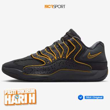 Sepatu Basket Nike Kd 18 Ep Black University Gold Original Hv1991-002 8.5