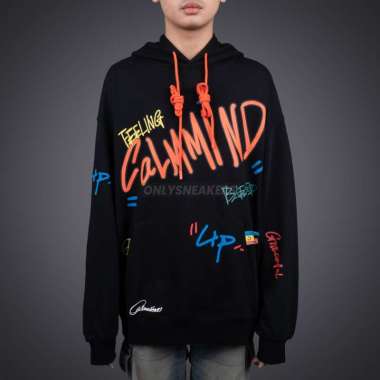 CALMMIND GRAFFITI BLACK HOODIE M