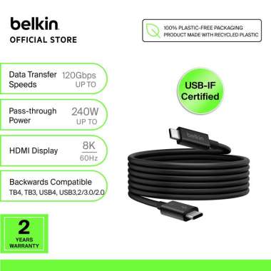 Belkin INZ005fq1MBK Thunderbolt 5 Cable