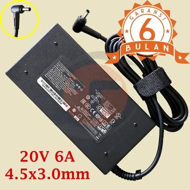 Adaptor Charger Laptop MSI CHICONY 20V 6A 9A 120W 180W 4.5x3.0mm A12A055P ADP-120VH A17-180P1A A17-1