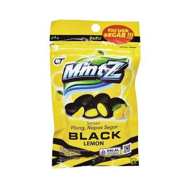 MintZ Black Mint Candy [40 gr] LEMON Black