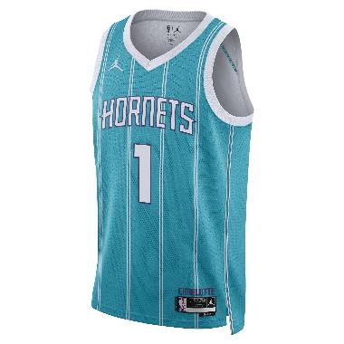 NIKE Men Basketball Lamelo Ball Charlotte Hornets Icon Edition 2022/23 Jordan Dri-Fit NBA Swingman J