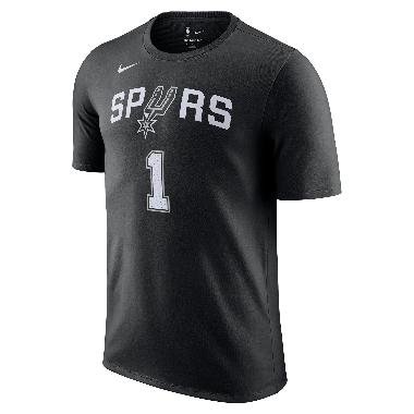 NIKE Men Basketball Victor Wembanyama San Antonio Spurs NBA T-shirt Kaos Basket Pria [DR6397-018] L 