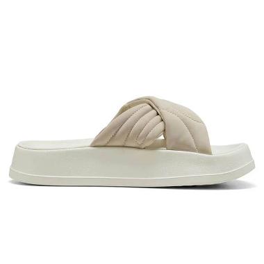Puma Women Leadcat Platform Sandal Wanita [40034002] 4 Desert Dust-Warm White