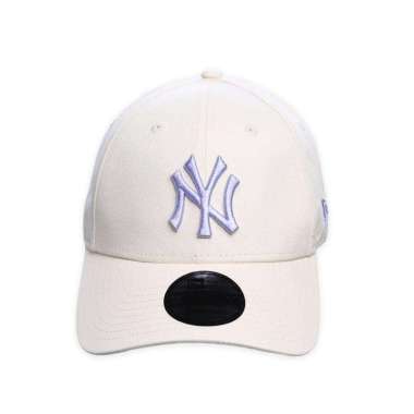 New Era Men Sportswear Cap Neutral Washed 9Twenty New York Yankees Topi Pria [14865899] Light Cream
