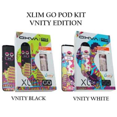 Pod Vape Oxva Xlim Go Vnity Edition Pod Kit + Liquid OX Passion Authentic By Oxva VNITY WHITE