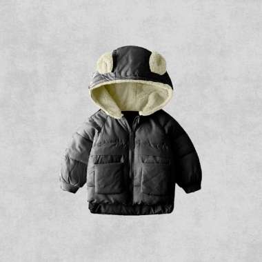 WEEGO - Jaket Winter Puffer Anak Perempuan Lucu - Jaket Anak Waterproff Outdoor Basic Sherpa Origina