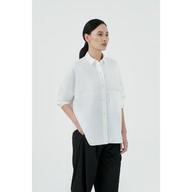 Masshiro&Co. AITO Kemeja Wanita - White S