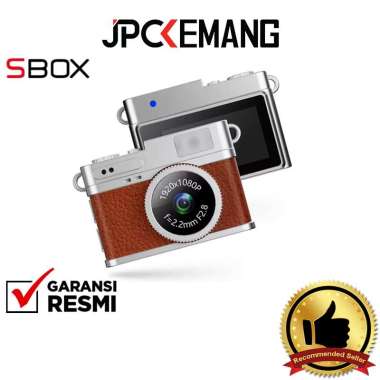 JPC KEMANG SBOX Mini Digital Camera Pocket SBOX Mini Life Kamera GARANSI RESMI Brown