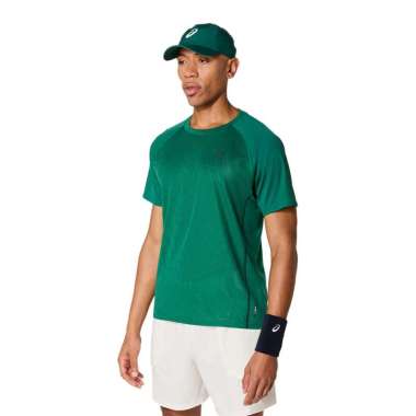 ASICS Men Match Actibreeze Ss Top -2041A320.325 M Jasper Green