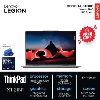 LENOVO THINKPAD X1 2IN1 G9 6XID [INTEL ULTRA 7-165U/ 32GB/ 1TB/ 14" WUXGA IPS TOUCH EVO/ WIN11PRO] G