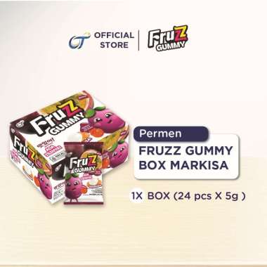 Promo Fruzz Gummy Permen Mix Rasa Buah Anggur, Melon Dan Apel 36 Gram ...