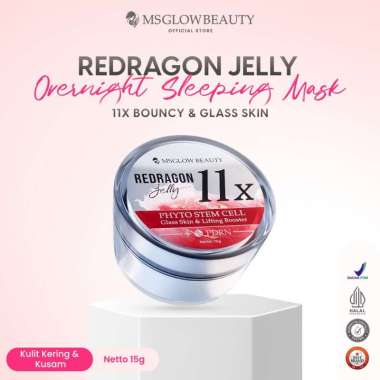 MS Glow - REDRAGON JELLY OVERNIGHT MOISTURIZER - 15 GR