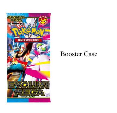 Pokemon TCG Evolusi Mega Booster Case