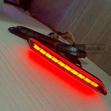 Led bumper Innova 2008 Camry alphard Fortuner Vellfire Running 3F Merah