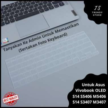 Keyboard Protector Vivobook S14 S3407 S5406 M5406 OLED Pro Asus 14 Inch Intel AMD 2024 Keatas Transp