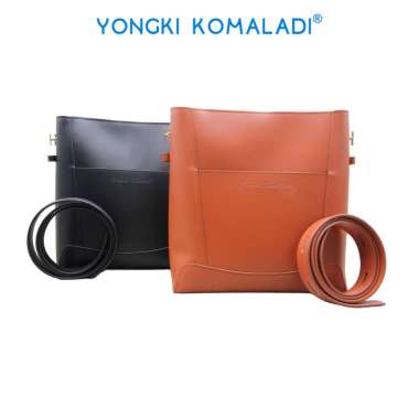 YONGKI KOMALADI ZEEYA SHOULDER BAG OL-YSD3101-25 Tan