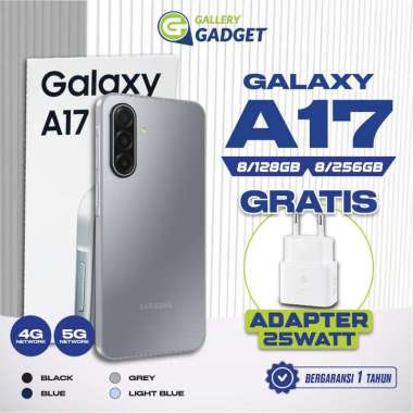 Samsung Galaxy A17 4G 5G 8/128 8/256 GB HP Android Garansi Resmi 4G | 8/128GB Gray