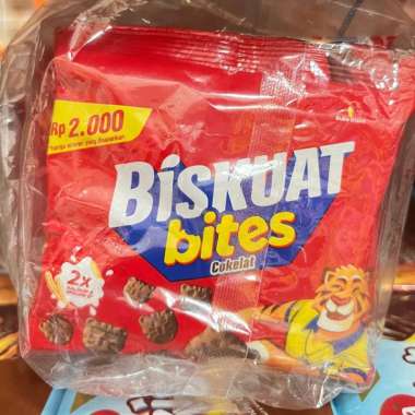 Biskuat Bites Biskuit [10's/renceng] coklat