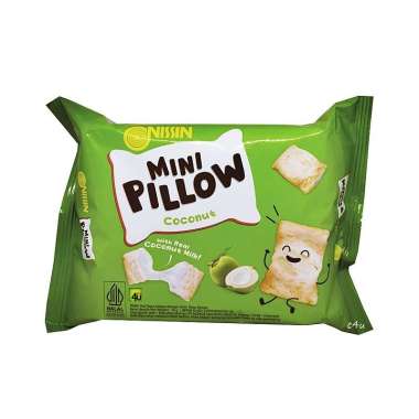 Nissin - Snack Wafer Mini Pillow - 70 gr COCONUT