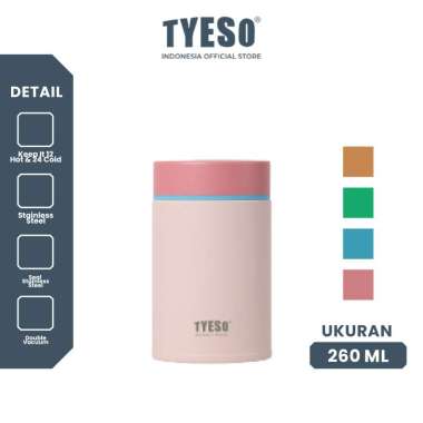 [SUS 316] Tyeso TS-01038 Food Jar Termos Nasi Sup Bubur Mini 200ML Bekal Makan Tahan Panas Dingin 12