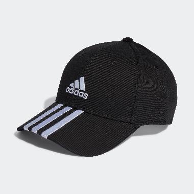 adidas Unisex Bball 3S Cap Ct Topi Pria/Wanita [IB3242] OSFM Black