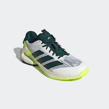 adidas Men Tennis Shoes Adizero Ubersonic 5 M Sepatu Tenis Pria [JR2714] 8.5 Ftwr White