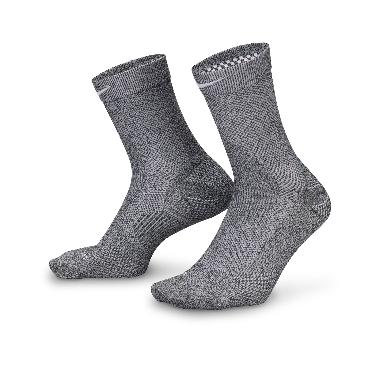 NIKE Unisex Running Fast Lightweight Multiplier Crew Socks 1Pair - 200 Socks Kaos Kaki Lari Pria / W