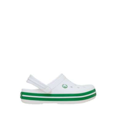 Crocs Crocband Clog K White/Green Ivy Sendal Anak Laki-laki (CCR2070061WH) J2