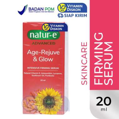 NATUR E ADVANCED AGE-REJUVE AND GLOW INTENSIVE FIRMING SERUM - 20ML | Serum untuk Menutrisi, Melemba