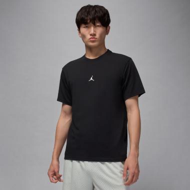 NIKE Men Basketball Jordan Sport Dri-Fit Jumpman T-Shirt Kaos Basket Pria [IB6757-010] L Black/White