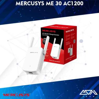 Mercusys ME 30 AC1200 Wi-Fi Range Extender Penguat Wifi ME30