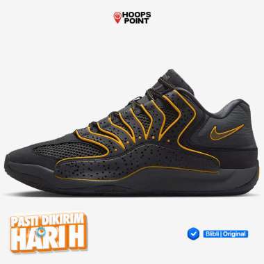 Sepatu Basket Nike Kd 18 Ep Black University Gold Original Hv1991-002 7.5