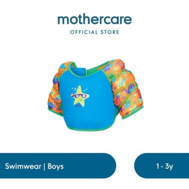 Zoggs Wings Vest β Baju Renang Pelampung Anak 2-3 Years Biru