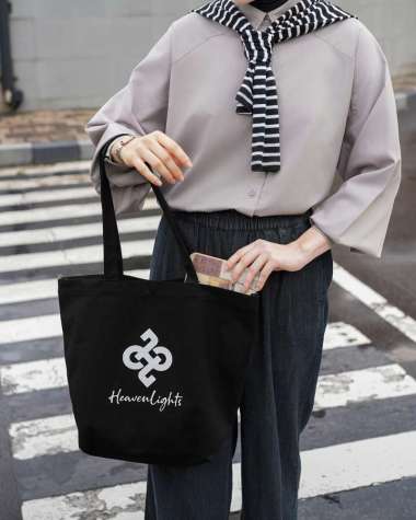 Heaven Lights - Autonoma Canvas Bag - Tas Wanita Black