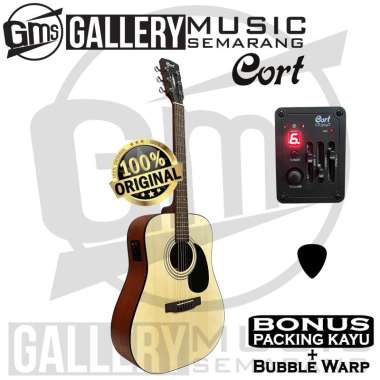 ORIGINAL!!! Gitar Akustik Elektrik Cort AD810E OP Preamp Cort CE304T Gitar Cort Original PAKET A